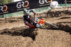 Peris en el Campeonato de España de Motocross 2023 con el patrocinio oficial de KTM