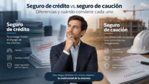 Diferencia entre seguro de crédito y caución
